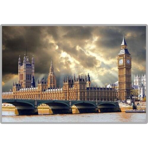 World Famous Scenic Spots "Big Ben by River Thames" 5D DIY Diamond Painting Full Square/Round Diamond Embroidery Sale Mosaic Pic