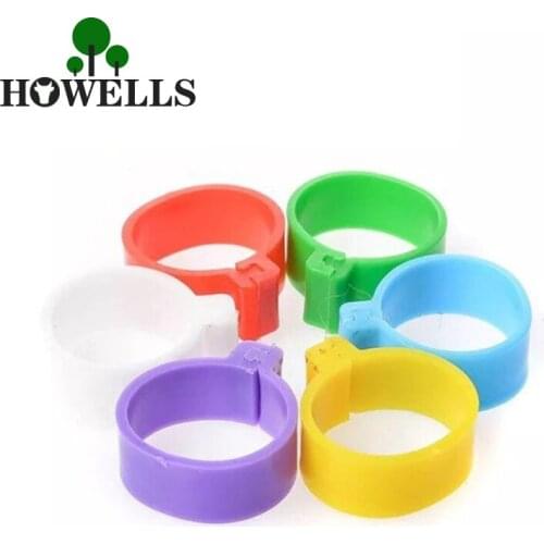 100 pcs Inside diameter 1.6 cm Chicken foot ring Duck Goose Bird Quail Poultry Hen Ring Poultry portable device High 0.8 cm