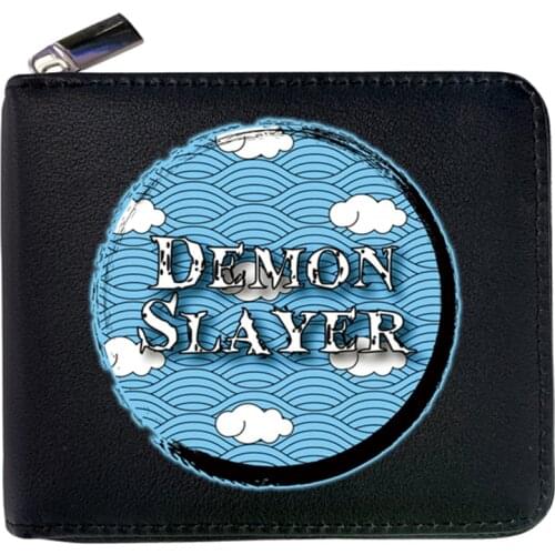New ArrivalDemon Slayer Kimetsu No Yaiba Tanjiro Kamado Wallet With Card Holder Purse for Young