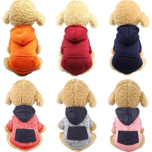 Autumn Winter Pet Dog Clothes For Small Medium Dog Coat Jacket Cotton Puppy Pet Clothing For Dogs Hoodie Chihuahua Ropa Perro
