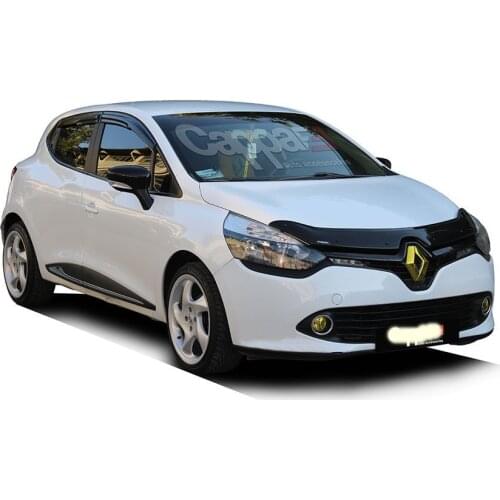Renoult Clio 4 Front Hood Spoiler 2012+ Black Protecter Solid Front Hood Protector Aerodynamic Auto Car Automobile Accessories