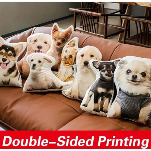 Custom Pet Pillow Double-sided Printing Personalized Pet Memorial Gift Shaped Pillow for Cat Dog Pet Lover Gift Etsy