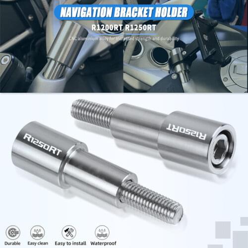 Motor Navigation Mobile phone bracket extension rod For BMW K1600GTL K1600GT K1600B K1600 GTL GT B K 1600GTL 1600B 2014-2020