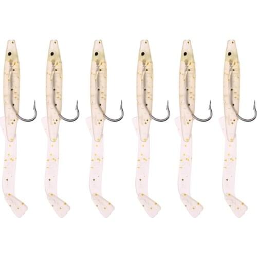 Sea Fishing Lifelike Artificial Eel Ready to Fish Fishing Lure Bait with Stainless Steel Hook