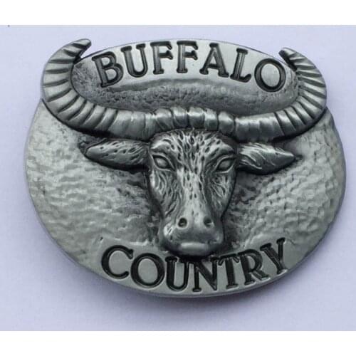 Western Bull Belt Buckle