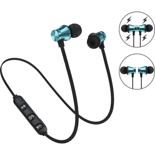 S8 Magnetic Bluetooth Earphone Wireless Sports Headphones Stereo Bass Music Earpieces Earphones With Microphone Headset