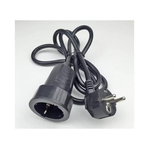 250V 16A European/German standard socket and plug power line 3*1.5 MM/1 Meters Cable Extension cord