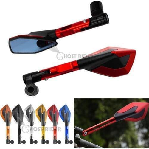 CNC Universal Motorcycle Side Mirror Rearview View Mirrors For Honda CB190R CB190X CB190SS CBF190TR CBF190R