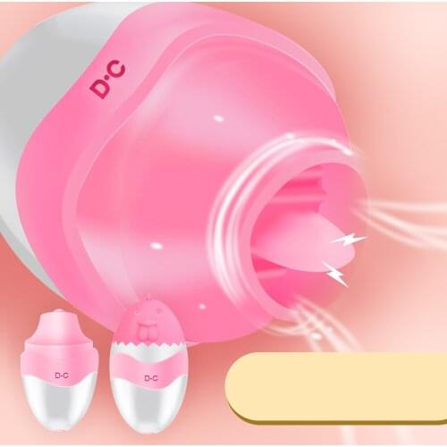 Tongue Vibrator Vibrating Egg Clitoris Nipple Stimulator Licking Sex Toys for Adults Women Vagina Massager Female Masturbator