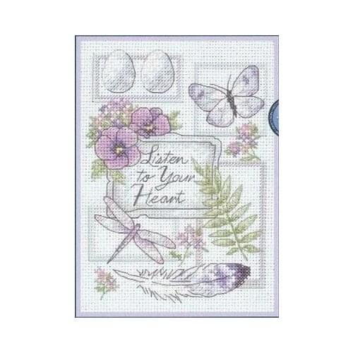 Dim 16731 listen cross stitch 11CT 18ct 14ct cotton thread embroidery DIY handmade needlework