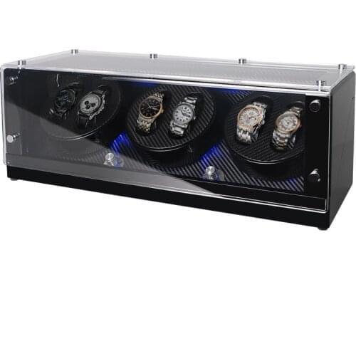 Watch Winder Box Mechanical Automatic Watch Display For Luxury Men Watches