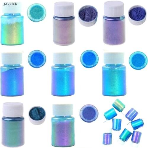 Mirror Chameleons Pigment Pearlescent Epoxy Resin Glitter Magic Discolored Powder Resin Colorant Jewelry Making Tools