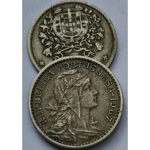 23mm Portugal ,100% Real Genuine Comemorative Coin,Original Collection