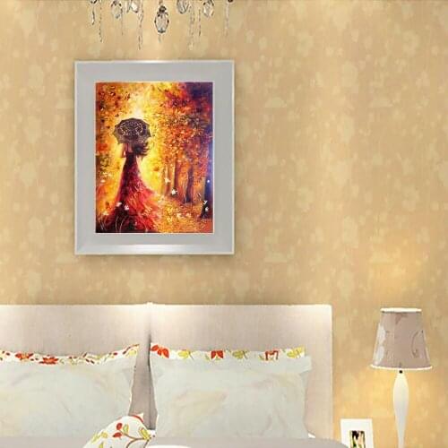 40x50cm Frameless Painting By Numbers Nature Landscape Coloring By Numbers Tree DIY For Home Decoration Gift