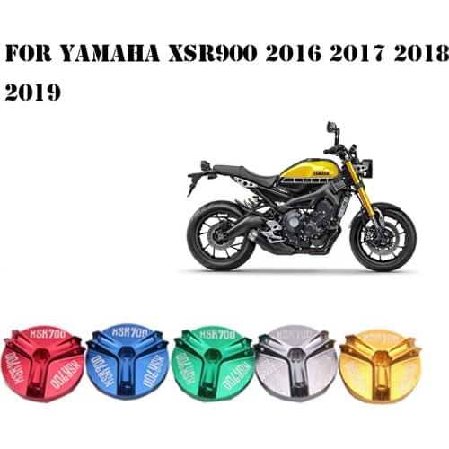 Motorcycle Accessories Modification CNC Oil Filter Cup Engine Plug Cover For Yamaha XSR900 XSR 900 2016 2017 2018 2019