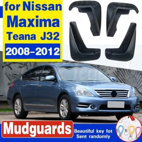 Car Mud Flaps For Nissan Maxima (Australia) Teana J32 2008-2012 Mudflaps Splash Guards Mud Flap Mudguards Fender 2009 2010 2011