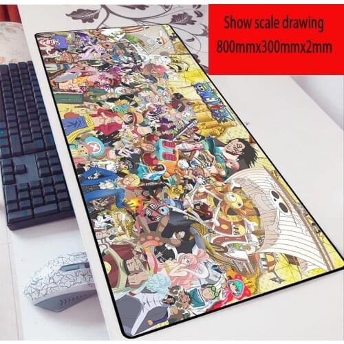 One Piece Gaming Mouse Pads Gamer Keyboard Mouse Mat Padmouse 900x300x2mm Pad to Mouse Big Notbook Computer Mousepad