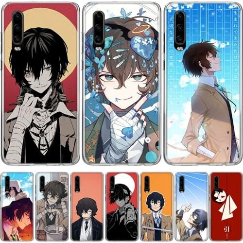 Anime Bungou Stray Dogs Dazai Osamu Phone Case for Huawei P30 P40 P20 P10 Mate 20 10 30 Lite Pro P Smart Z Plus + Art Luxury Cov