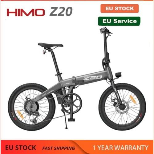 EU STOCK HIMO Z20 Electric Bicycle 20Inches Folding Design 100KG 10AH 36V 250W DC Motor 80KM Range E-bike