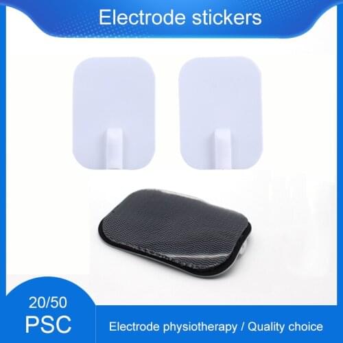 20/50pcs Silicone&Gel Electrode Pad Digital Therapy Machine muscle stimulator Massage 6 * 4.5CM 2.0MM needle electrode patch