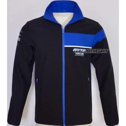 Full Zip Fleece Classic Hoodie For Yamaha Motocross Plus velvet thickening Keep Warm Sweatshirt Mens Winter Riding Sweater