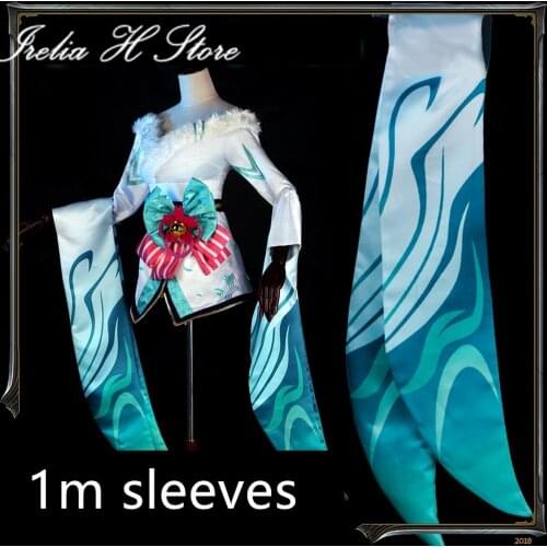Game Cosplays LOL Spirit Blossom Ahri Cosplay Costume White ahri Spirit Blossom dress female can custom size