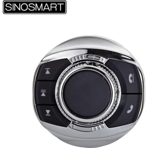 SINOSMART Keys Remote Control Buttons SWC w/ LED Universal Smart Car Steering Wheel Controller Wireless for Navigation Player