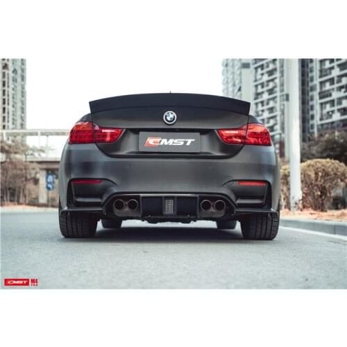 Suit For M3 Bmw M4 Upgrade Cmst Carbon Fiber Front Side Skirt Pilot Light Lip Tail Rear Spoiler