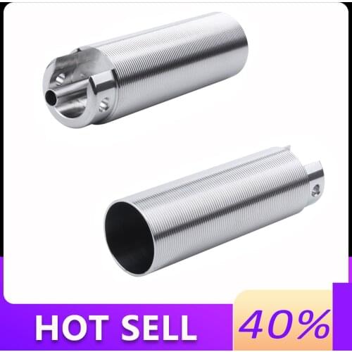 Tune Up Kit Steel CNC Milled One-Piece Cylinder Solid Cylinder Unit w/ Integrated Cylinder Head Piston/Piston Head Airsoft M4