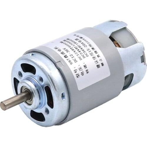 Strong dc motor 997 12V - 24V High speed 36V Silent double bearing Lathe buddhist bead table saw drill Good motor