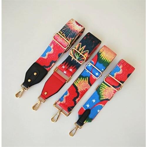 HJKL New Adjustable Striped Shoulder Bag Strap Nylon for Crossbody Women Bag Accessories Handbag Purse Strap Bag Belt good gift