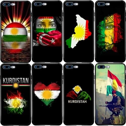 Phone Case for Xiaomi Redmi Note 10 9 9S 9A 8 8T 7 6 7A 6A 5A 5 A1 A2 A3 Pro Max Plus Lite Kurdistan Flag