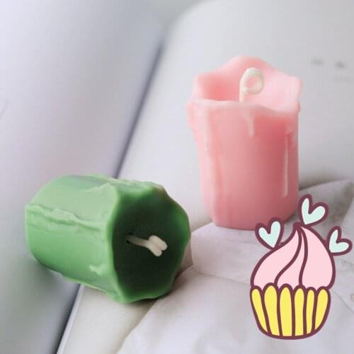 Weeping Small Candle Silicone Candle Mold DIY Soap Molds Form Candle Making Tools Resin Crafts Fondant Cake Decorating Mould