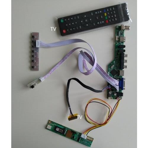 TV HDMI USB LCD LED AUDIO VGA AV 1 CCFL lamps Controller driver Board display For 15.0" LP150X08(A5)(N1) 1024X768