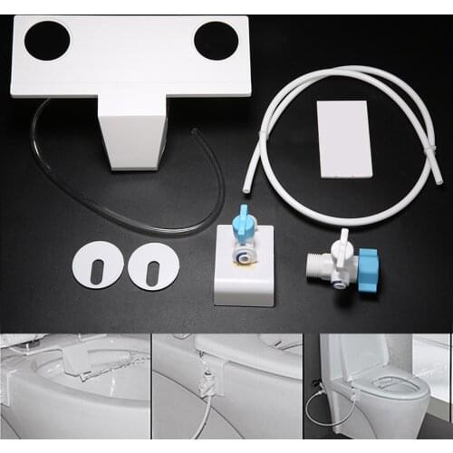 1set Toilet Bidet Washing Device Practical Smart Toilet Bidet Water Spray Bathroom Non-Electric Kit