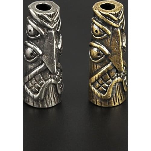 Vintage Statue Paracord Bead Knife Beads Rope Bracelet DIY Beads Lanyard Pendants