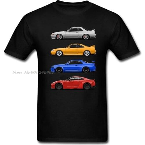 Short Sleeve Tshirt Big Size JDM Car 80s Funny Tee Shirts Adult Cotton O-Neck T Shirt High Quality Teenage Girls Men Tees