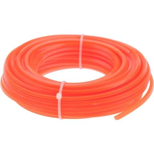 1x Nylon Trimmer Rope Brush Cutter Head Strimmer Brushcutter Line Mowing Wire Lawn Mower Accessory Garden Tool Parts 3mm X 15m