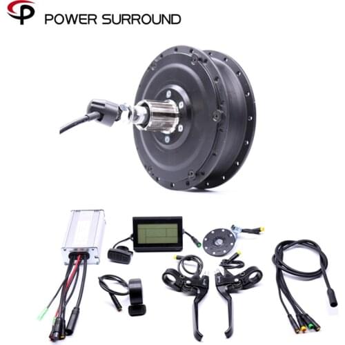 2020 Waterproof 48v500w Shengyi Dgw22c Rear Cassette Electric Bike Conversion Kit Brushless Hub Motors with EBike system