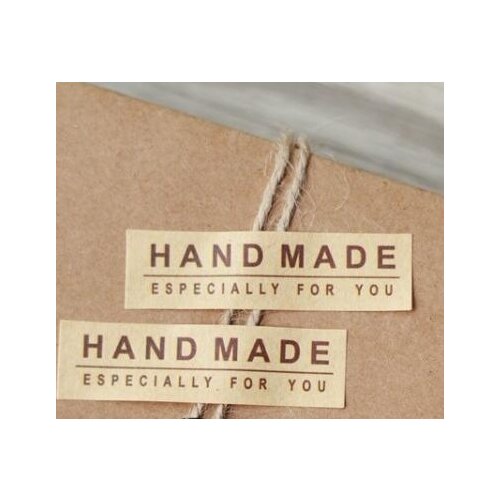 400 stickers/lot 50x15mm HAND MADE especially for you Self-adhesive kraftpaper sealing label sticker for diy, Item No.TK30