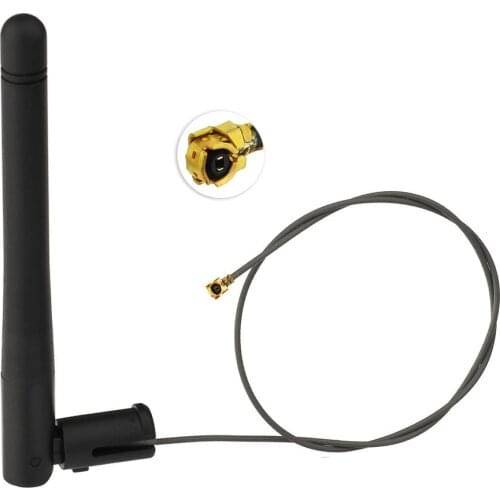 Superbat 2.4GHz 3dBi Aerial WiFi Omni Antenna with IPX/U.FL Cable Jack RA Connector Booster for Wireless Module MINI-PCI Card