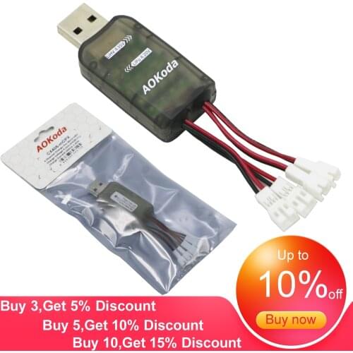RC Battery Charger,High Quality AOKoda CX405 4CH Micro USB Battery Charger For 1S/3.7V Lipo LiHV Battery