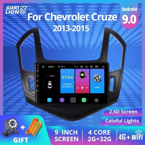 Car Radio For Chevrolet Cruze J300 J308 2012-2015 Car Multimedia Video Player Navigation GPS 2Din Android 9.0 No 2din Dvd Player