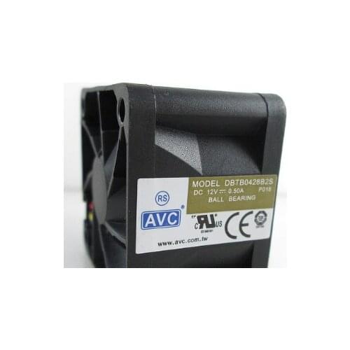Free Shipping NEW AVC DBTB0428B2S 12V 0.50A 4028 40*40*28MM PWM Large air volume cooling fan
