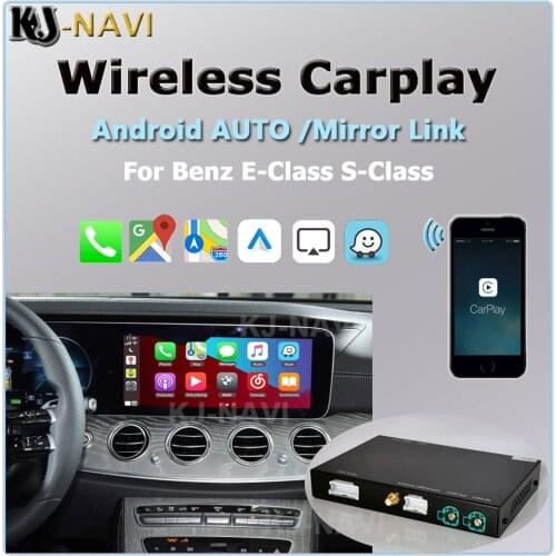 AirPlay Wireless CarPlay Android Auto Mirror Linkfor Mercedes Benz E-Class S-Class W222 2014-2018 W213 Coupe C207 with CarPlay