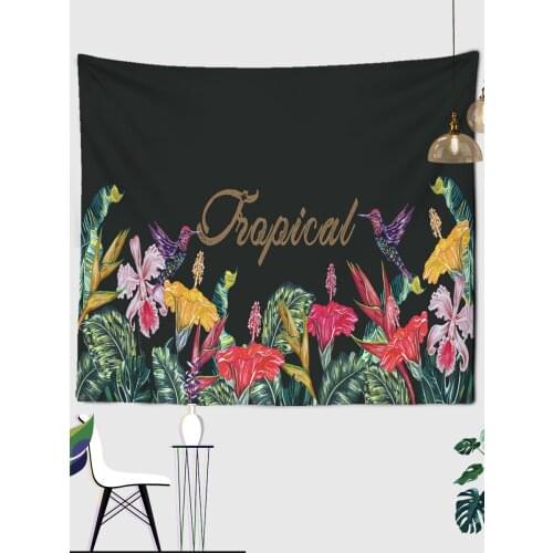 INS Home DecorColorful Tapestry Psychedelic Bird Tarot Wall Hanging Scenery Wall Cloth