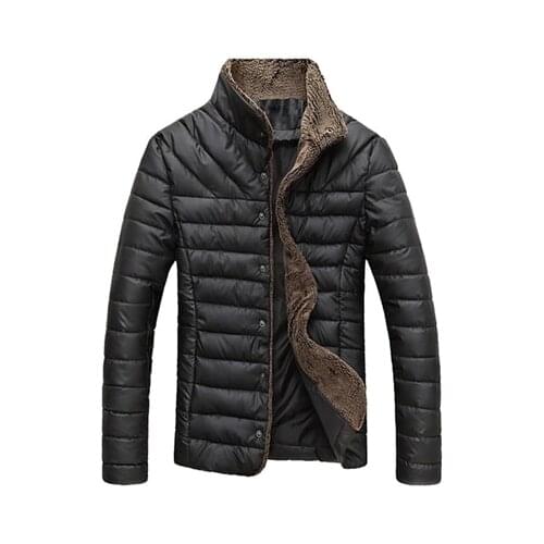 Winter Jacket Mens Fleece Thick Warm Jacket Parkas Men Padded Winter Coats Fashion Mens Brand Clothing 4XL,TA108