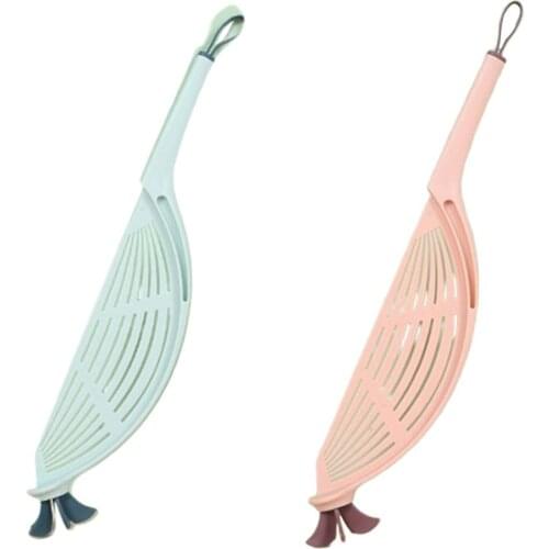 Multifunctional Strainer Household Convenient Hanging Fruit Rice Washer Noodle Rice Cleaner Machine Kitchen Colander Tool