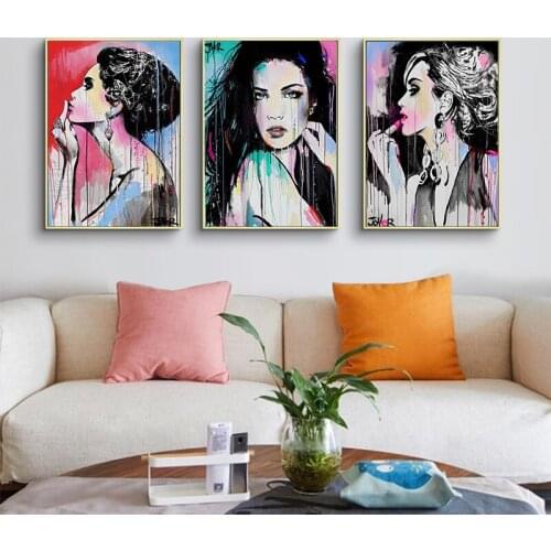 Fashion Wall Art Print Makeup Woman Print Sexy Female Poster Canvas Art Beauty Wall Picture Painting Home Decor No Frame