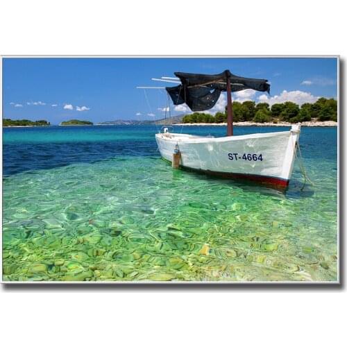 Sea Wave Bech Coastline Island Phuket Tourist attraction Seascape Beauty Poster Wall Art Pictures Living Room Decoration Home